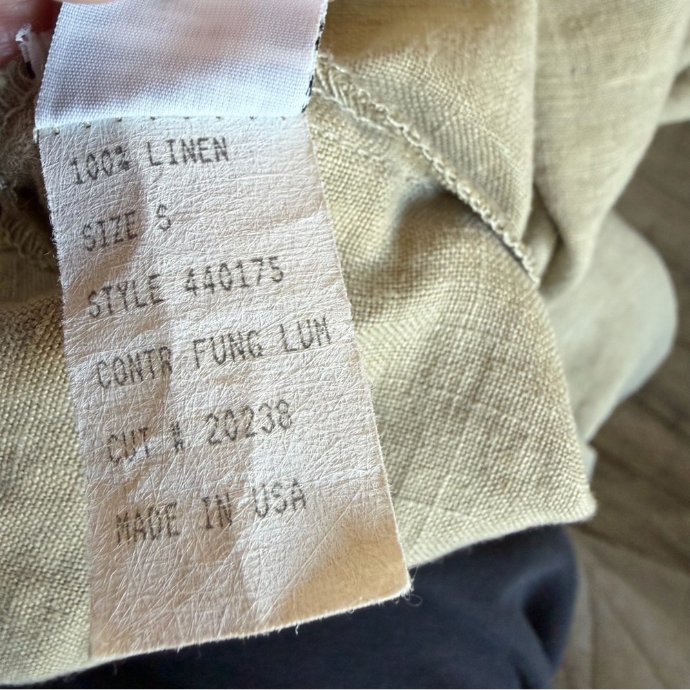 Cut Loose linen button back sleeveless midi dress 41527 - Picture 8 of 9